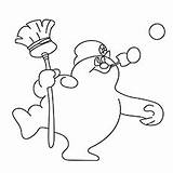 Frosty Snowman Coloring Pages Toddlers Cute Articles sketch template
