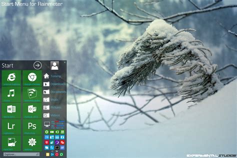 rainmeter skin start menu