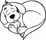 Cani Clifford Bassotti Sleepy Pagine Rappresentano Gratuitamente Riposando Sta Giornata Dopo Attiva Familyfriendlywork sketch template
