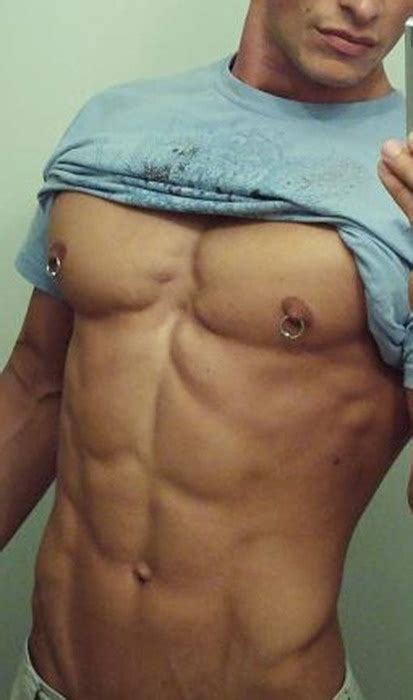Gay men with pierced genitals