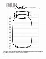 Savings Mason 101planners Thermometer Printables sketch template