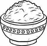 Rice Clipart Bowl Clip Drawing Cliparts Vector Library Clipground Illustrations Getdrawings Chinese sketch template