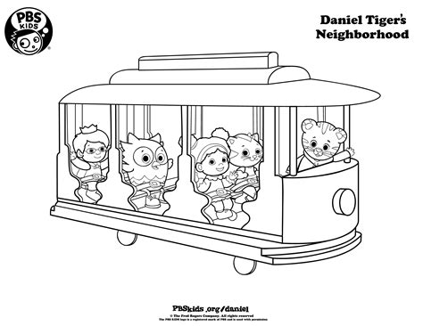 daniel tiger coloring pages httpwwwpbsorgparentsbirthday