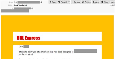 dhl  demand delivery email scam margot campos