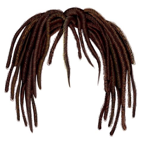 Premium Vector Trendy African Long Hair Dreadlocks Realistic
