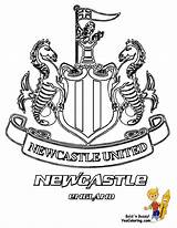 Soccer Coloring Football Pages Teams Newcastle League Team Colouring Players United Premier English Print Fifa Liverpool Cup Color Gear Spectacular sketch template