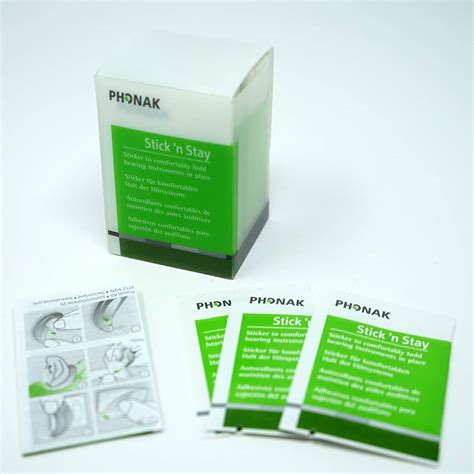 Phonak Stick ‘n Stay Sticker Pads For Hearing Aids Hearing Aid Accessory