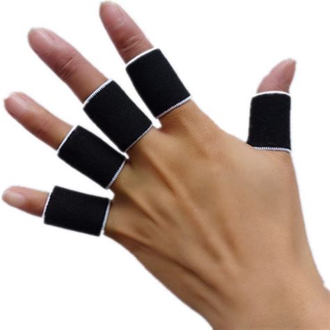 pcs stretchy protective gear finger guard bands bandage support wraps arthritis aid straight