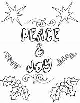 Coloring Christmas Printable Pages Adults Joy Printables Adult Unclutteredsimplicity Books Inside Easy Ornaments Getdrawings Drawing Peace sketch template