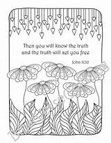 Coloring Verse Prayer Afraid Scripture Wreath Glory Angelou sketch template