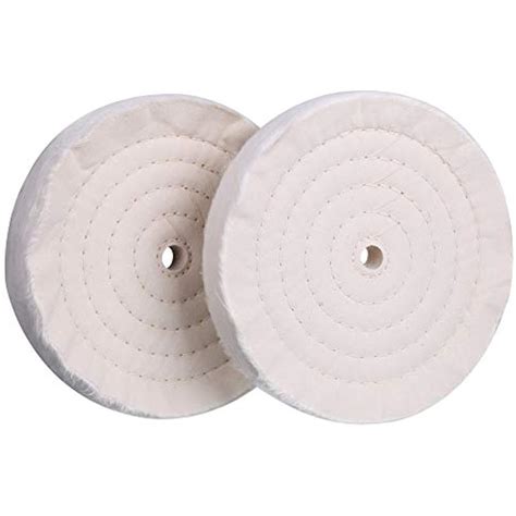 8 inch white buffing polishing wheels for bench grinder with 5 8 inch