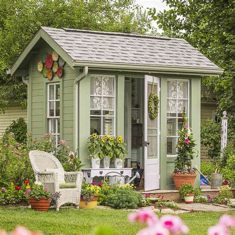 a gallery of garden shed ideas better homes and gardens