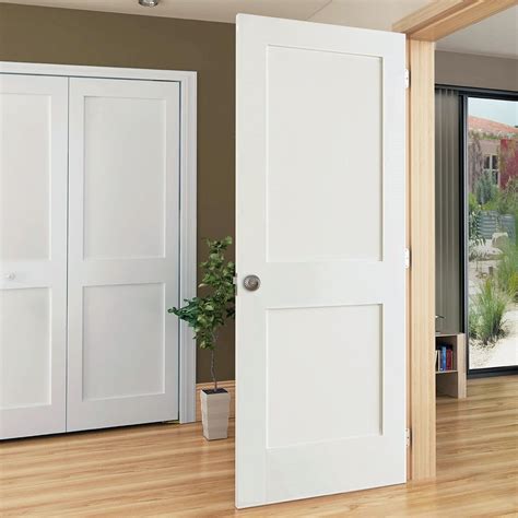 shaker  panel solid core white interior door slab kimberlybaydoors