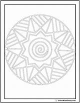 Coloring Adult Pages Sunburst Complex Adults Pdf Printable Outline Colorwithfuzzy sketch template