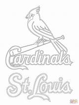 Cardinals Coloring Louis Pages St Logo Baseball Printable Mlb Braves Blues 49ers Atlanta Sport Cardinal Color Print Footprints Sand Az sketch template