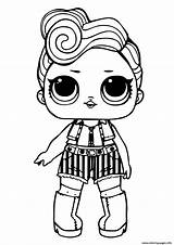Coloring Doll Lol Pages Funky Qt Printable sketch template