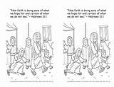 Hebrews Coloring Pages Bible Kids Spirit Choose Board Sunday School John Preschool Chapter sketch template