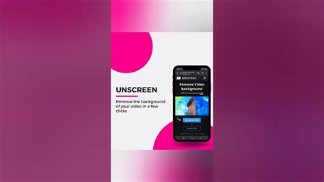 unscreen video background remover shorts technology website youtube