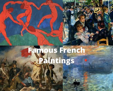 famous french paintings artst