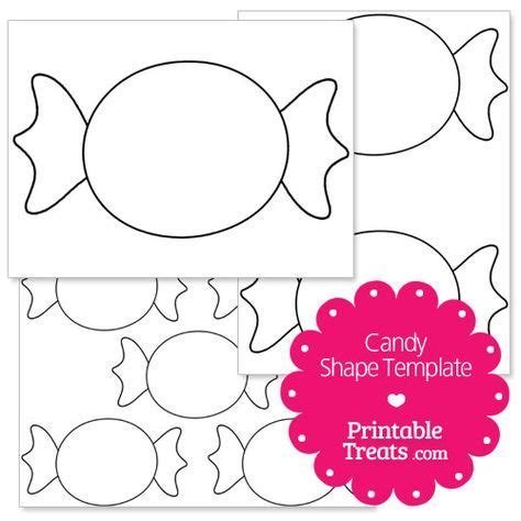 printable candy shape template candy theme classroom candy crafts