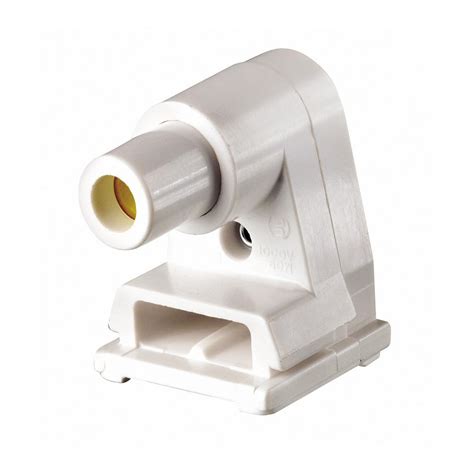 leviton  watt white slimline base single pin pedestal   lock  plunger standard