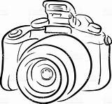 Camera Dslr Clipart Vector Drawing Cliparts Clipartmag Cctv Easy Getdrawings Clipground sketch template