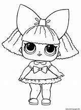 Printable Coloring Doll Lol Pages Print Color sketch template