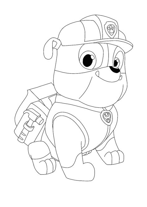 find    printable coloring pages  paw patrol