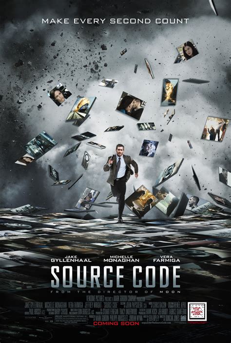theatrical poster  duncan jones source code starring jake gyllenhaal bigfanboycom