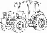 Coloring Tractor Pages Printable Colouring Kids Farm Sheets sketch template