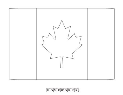happy canada day printable flag coloring page homeworks  flag