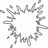 Splat Splashes Picpng Wight Clker Clipartkey Pngitem Pchan Pinclipart Kindpng sketch template