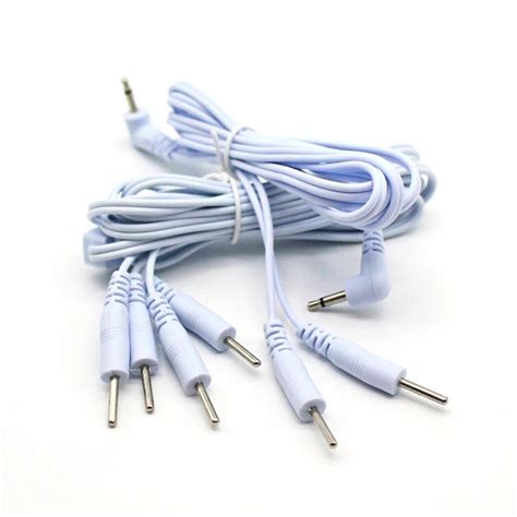 2 Pins 4 Pins Electrotherapy Electrode Lead Wires Cable For Tens