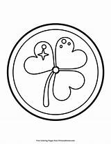Coloring Gold Coin Coins St Pages Shamrock Patrick Print Printable Color Primarygames Pdf Patricks Colouring Ebook Nickel Getcolorings Printables Silver sketch template