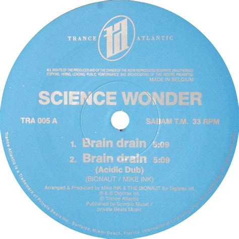 Science Wonder Brain Drain 1991 Vinyl Discogs