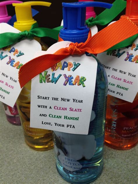 january staff  box gifts scented hand soap   cute note