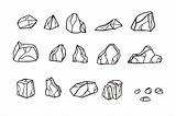 Boulder Pile Transferred sketch template