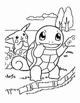 Squirtle sketch template