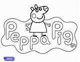 Peppa Colorir Educação Entender Crianças Pessoais Gostos Isto Aos sketch template