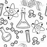 Scientist Ciência Tools sketch template