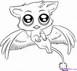Coloring Cute Pages Animal Baby Animals Drawings Printable Anime Mythical Creatures Sheets Print Color Easy Griffin Drawing Dragon Chibi Colouring sketch template