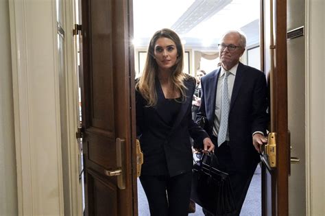 House Democrats White House Spar In Hope Hicks Interview The