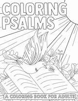 Psalms sketch template