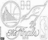 Finals Cavaliers Kleurplaten Cavs Basketbal Kampioenschappen Colorear Finais Finales sketch template