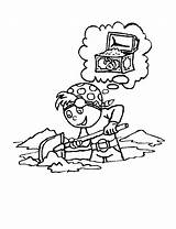 Coloring Drawing Pages Pirate Boy Pirates sketch template