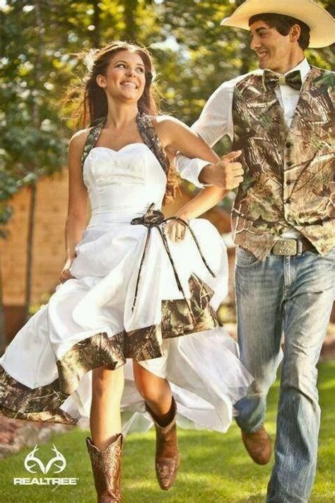 Country Style Wedding Dresses Camo Wedding Dresses White Camo Wedding