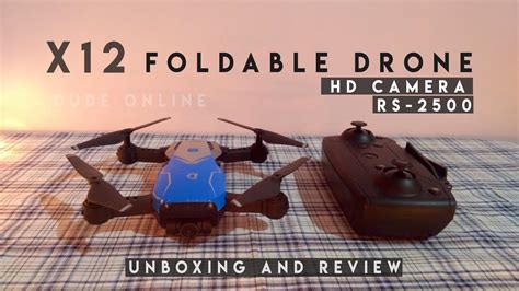 foldable drone unboxing  review hd camera youtube