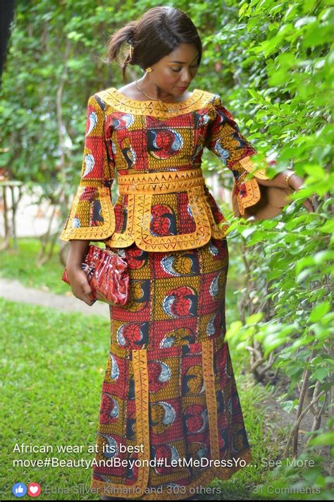 pin  marlyse epanya  mashono african print fashion dresses