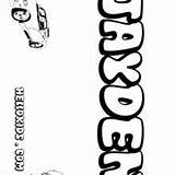 Jayden Carter Coloring Pages Name Names Hellokids sketch template