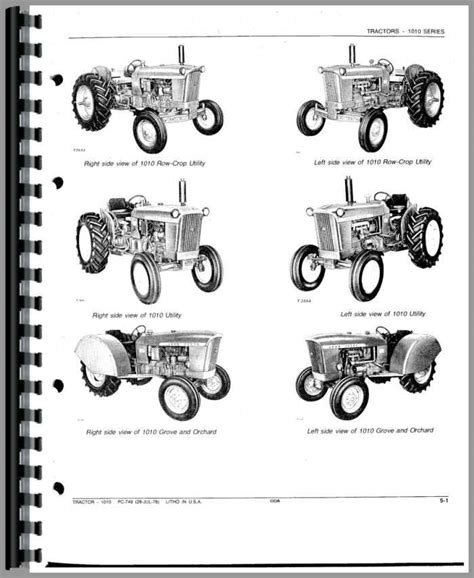 john deere  tractor parts manual